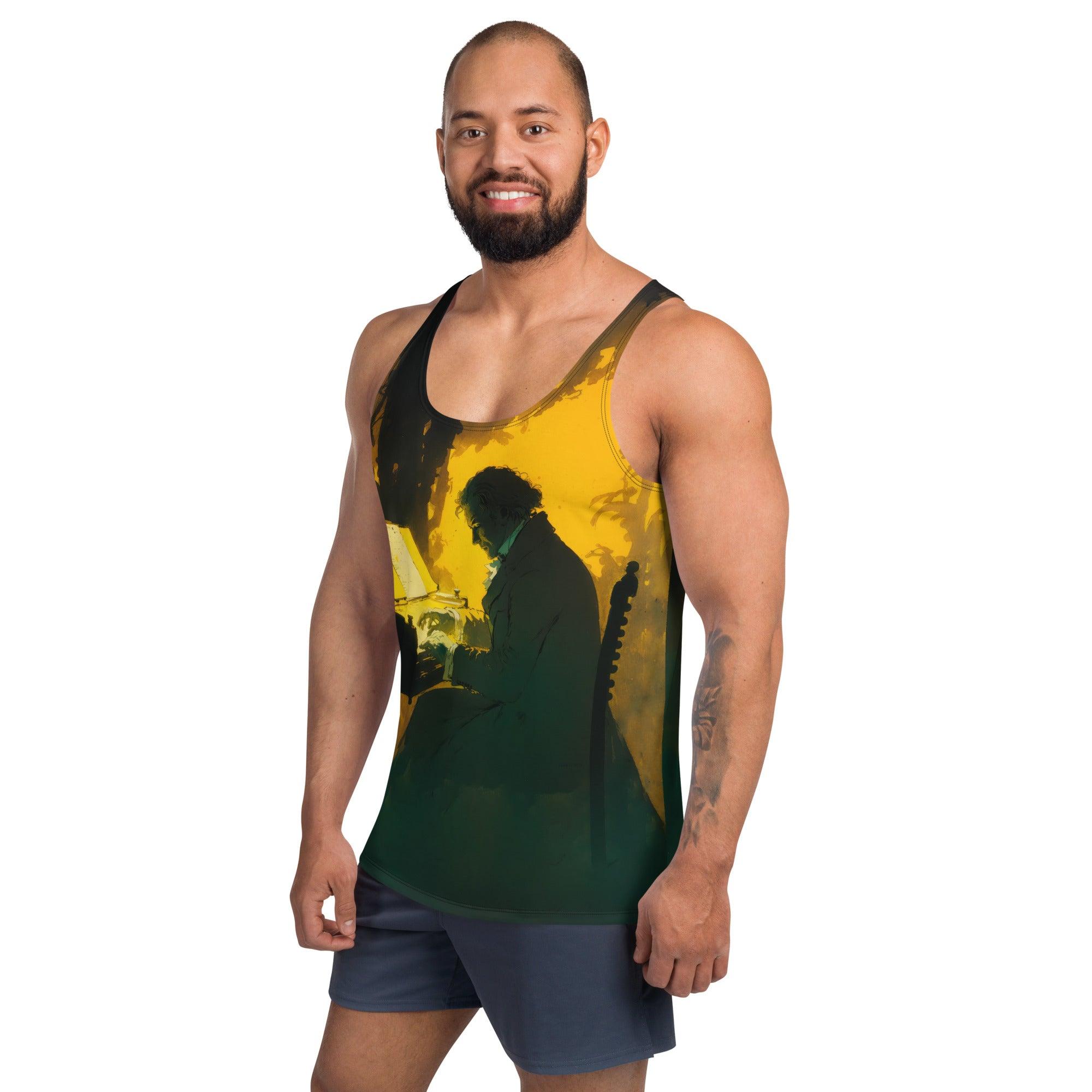 Jazz Saxophone Serenade Men's Tank Top - Beyond T-shirts