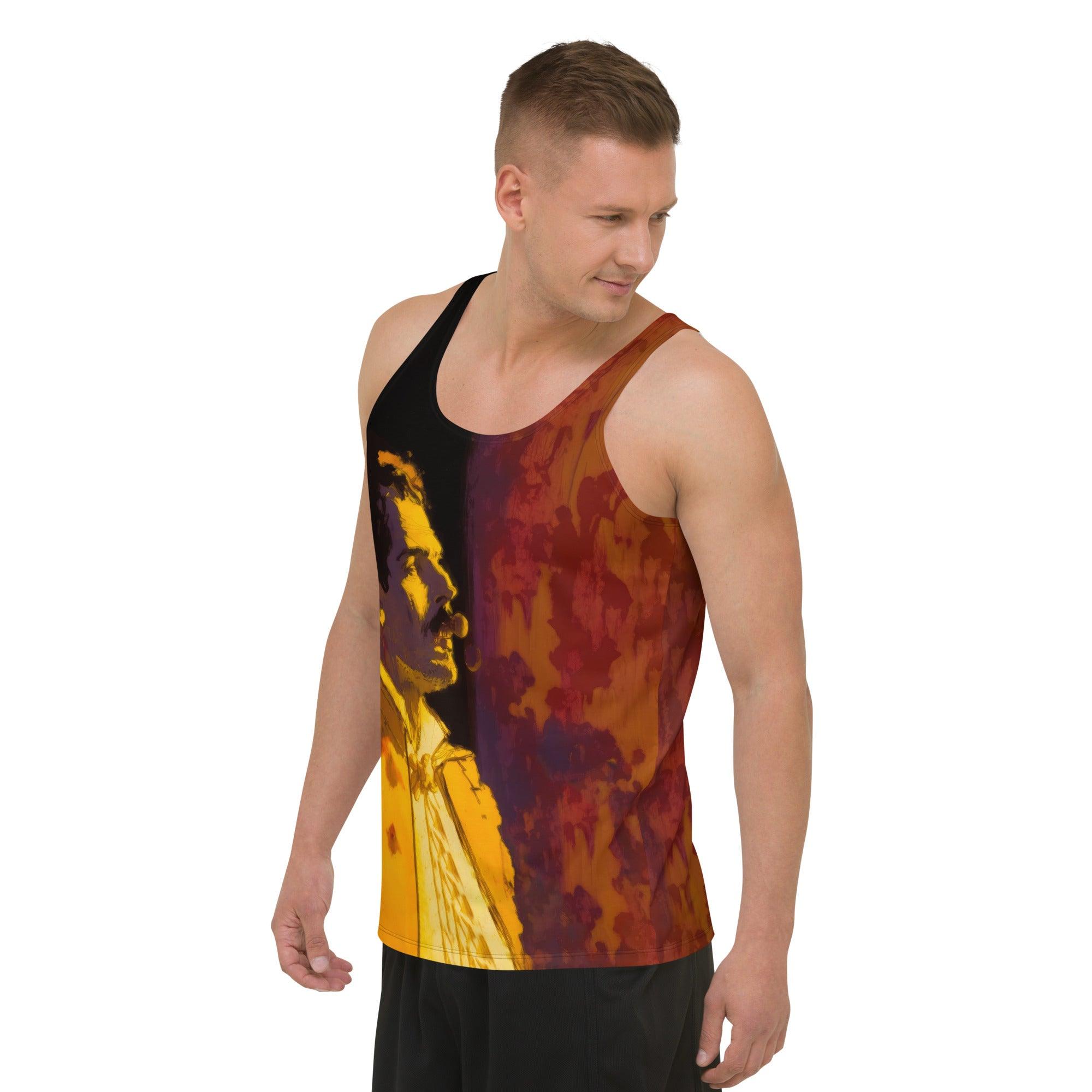 Jazzed Up Men's Tank - A Visual Ode to Music - Beyond T-shirts