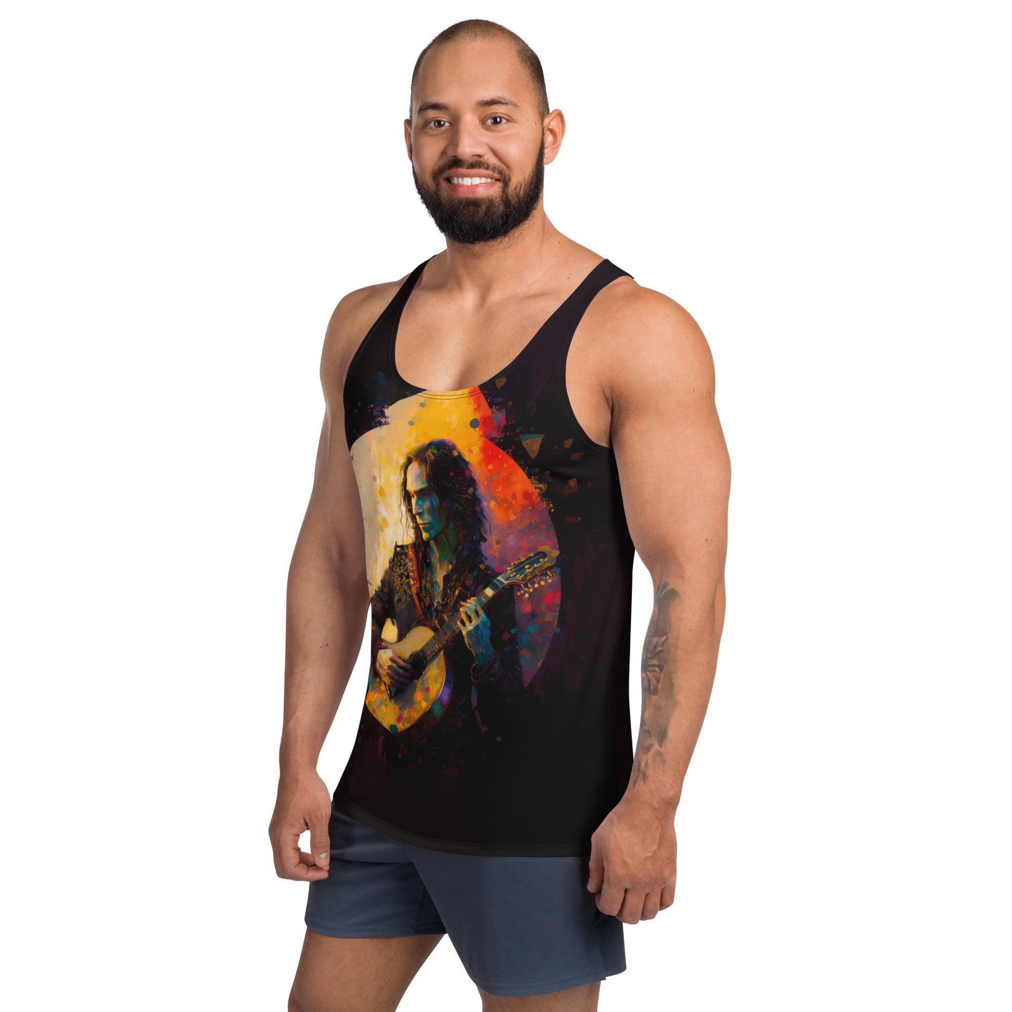 Tunes and Threads Men's All Over Print Tank Top - Beyond T-shirts