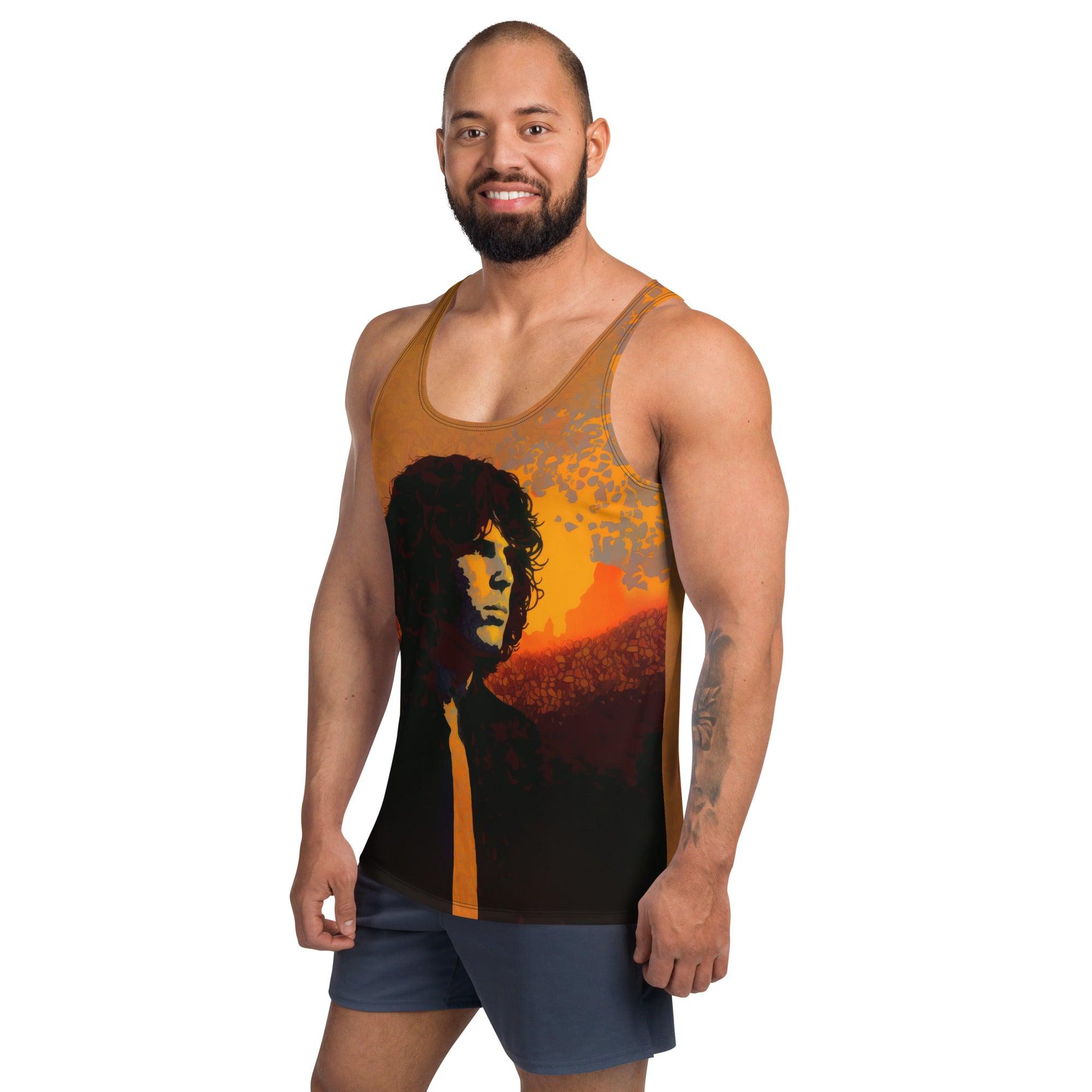 Rock 'n' Roll All Over Print Men's Tank Top - Beyond T-shirts