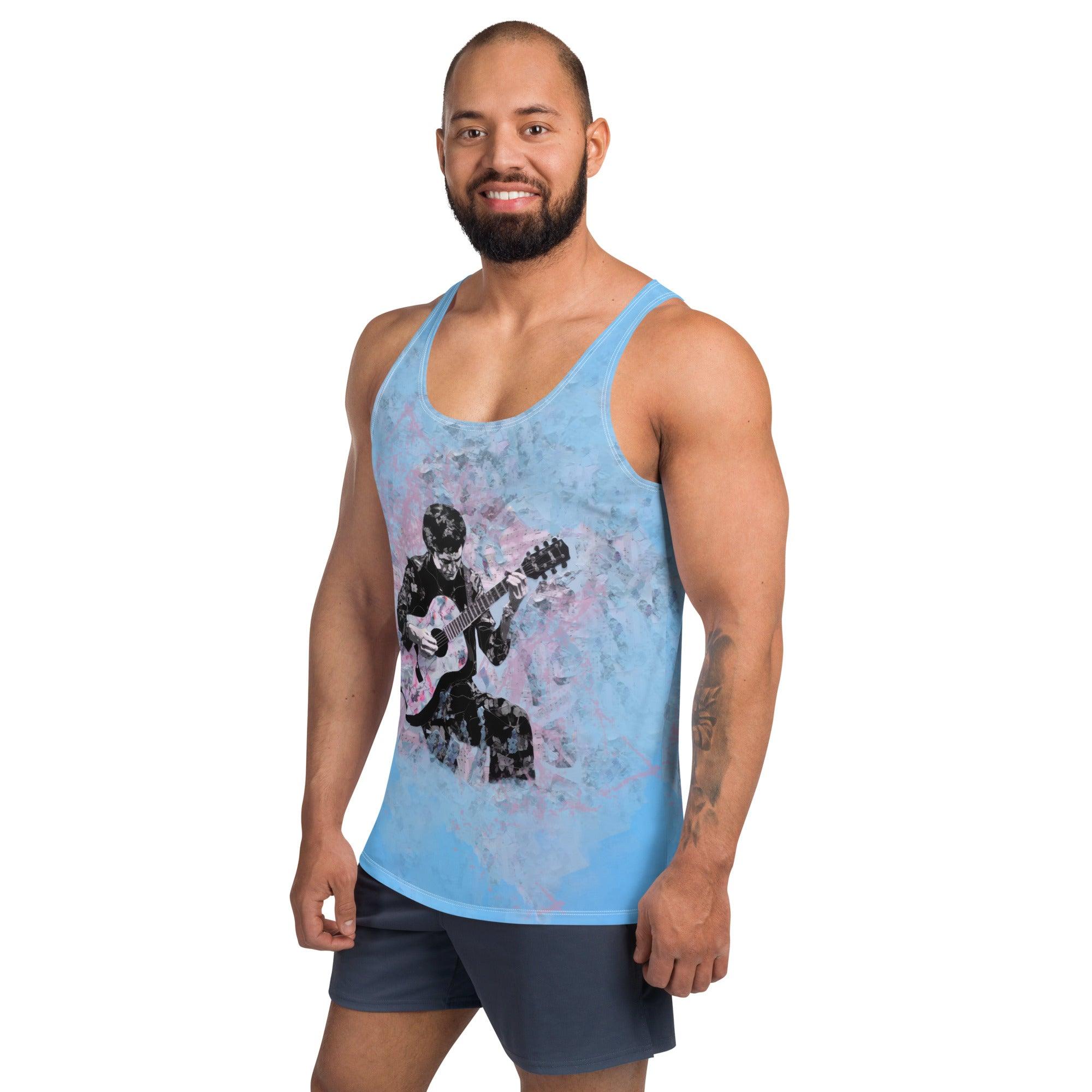 Melodies Unbound Men's Music-Inspired Tank Top - Beyond T-shirts