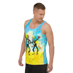 Mysterious Masks Men's All-Over Print Tank Top - Beyond T-shirts