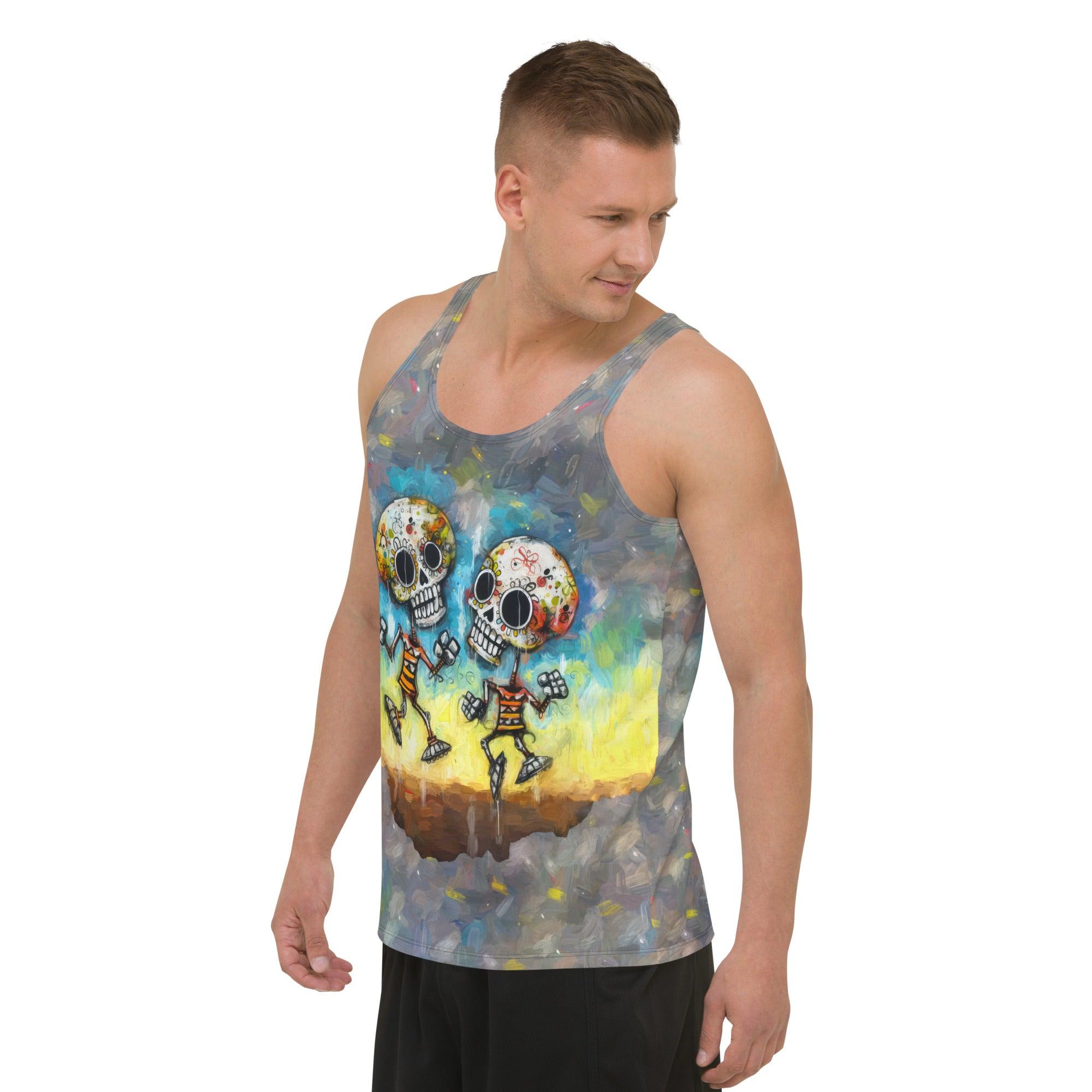 Wickedly Wonderful Cats Men's All-Over Print Tank Top - Beyond T-shirts