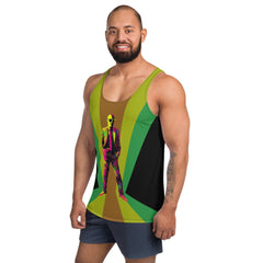 Retro Chic Revival Men's All-Over Print Tank Top - Beyond T-shirts