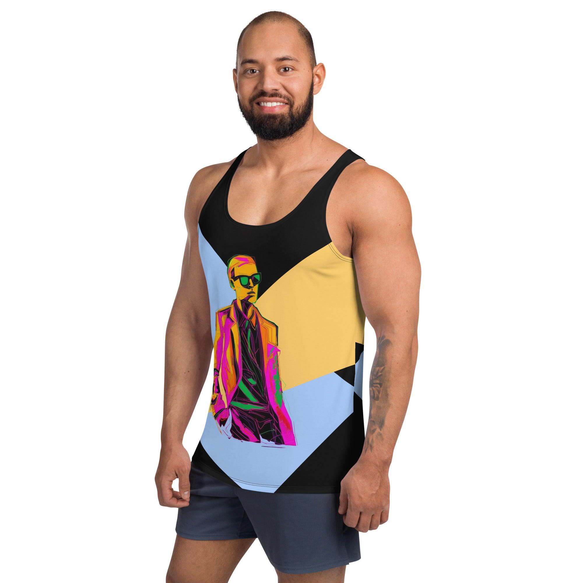 Streetwear Statement Piece Men's All-Over Print Tank Top - Beyond T-shirts