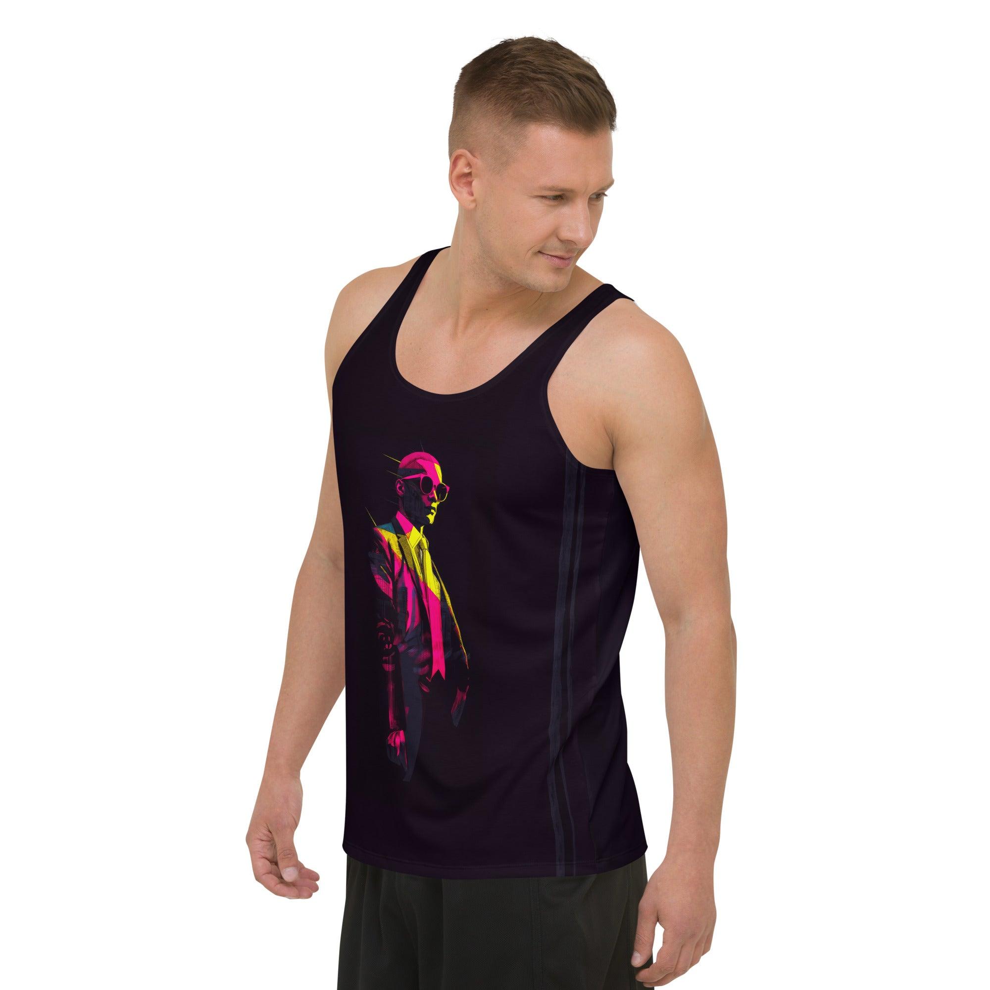 Artistic Expressions Unleashed Men's All-Over Print Tank Top - Beyond T-shirts