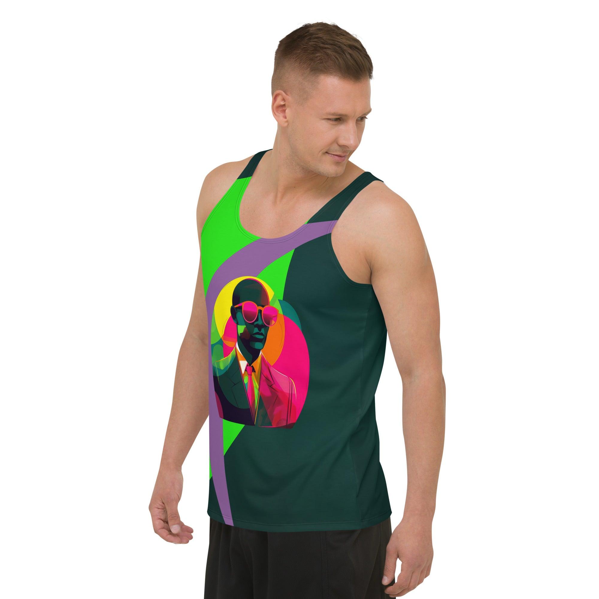 Vintage Vogue Vibes Men's All-Over Print Tank Top - Beyond T-shirts