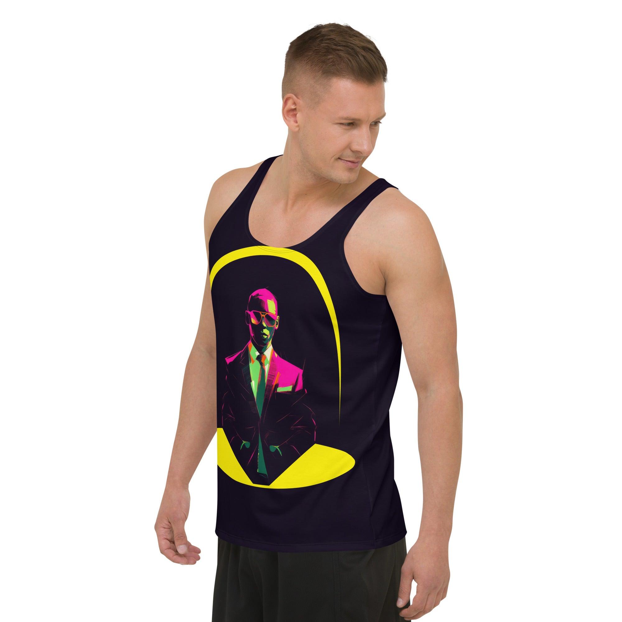 Artistic Abstract Expression Men's All-Over Print Tank Top - Beyond T-shirts