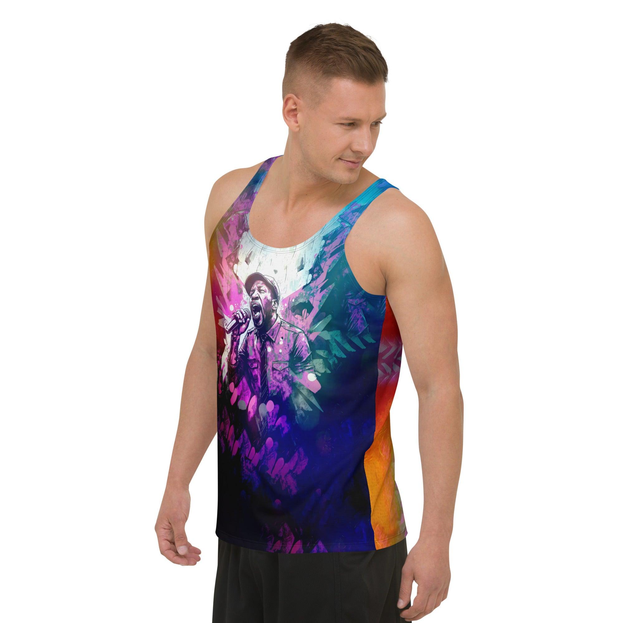 Reggae Vibe Music Graffiti Men's Tank Top - Beyond T-shirts