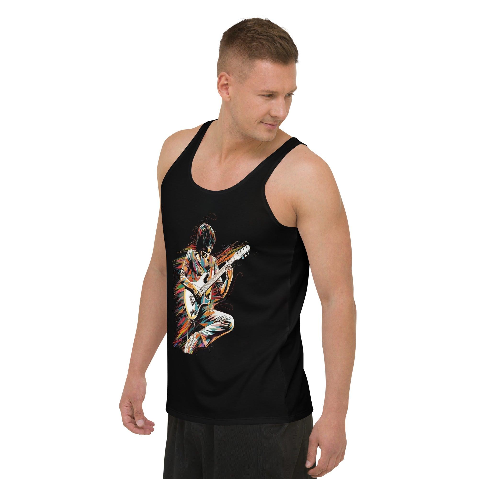 Futuristic Fusion All-Over Print Men's Tank Top - Beyond T-shirts