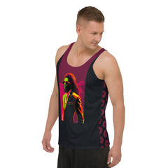 Artful Asymmetry All-Over Print Men's Tank Top