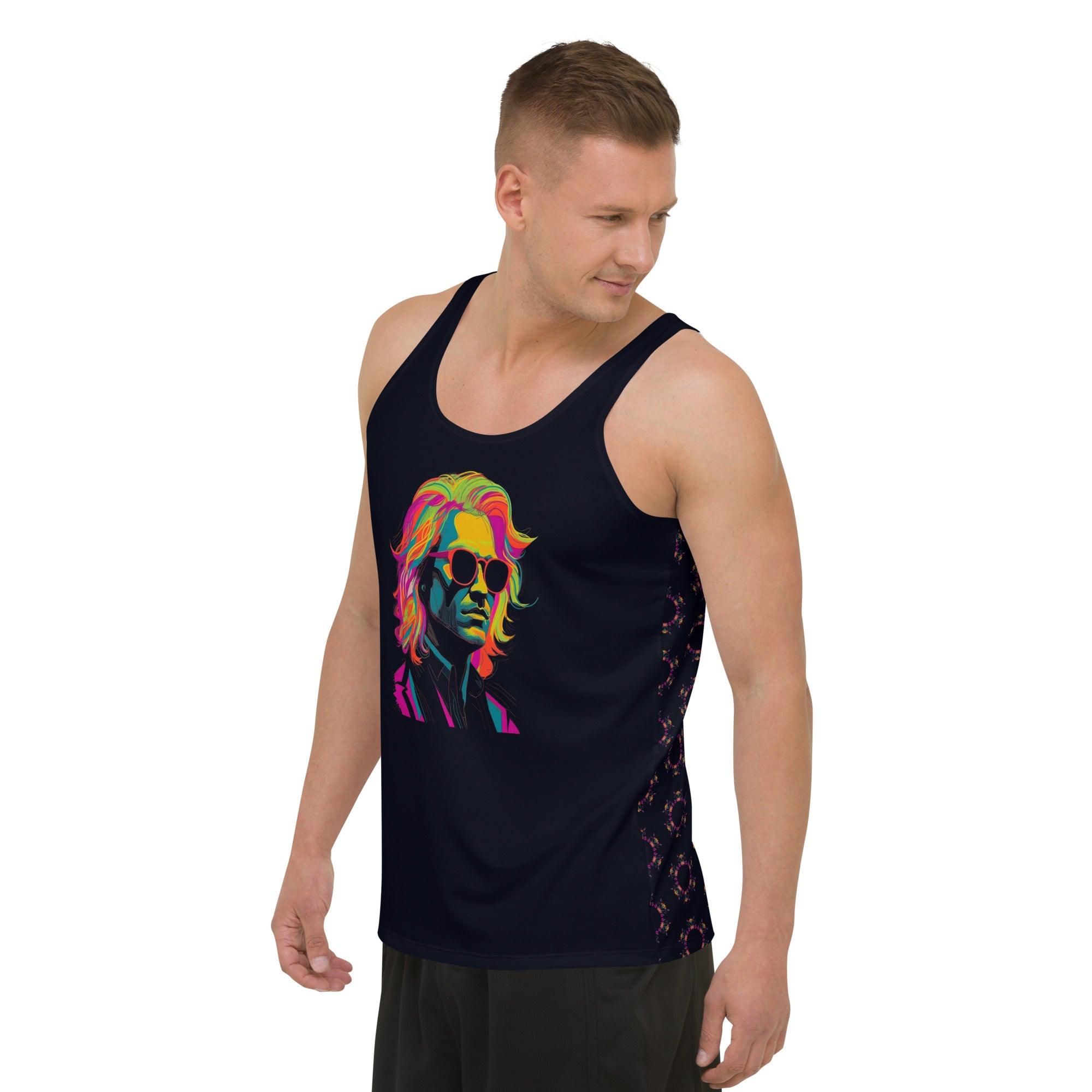 Whimsical Watercolors All-Over Print Men's Tank Top - Beyond T-shirts