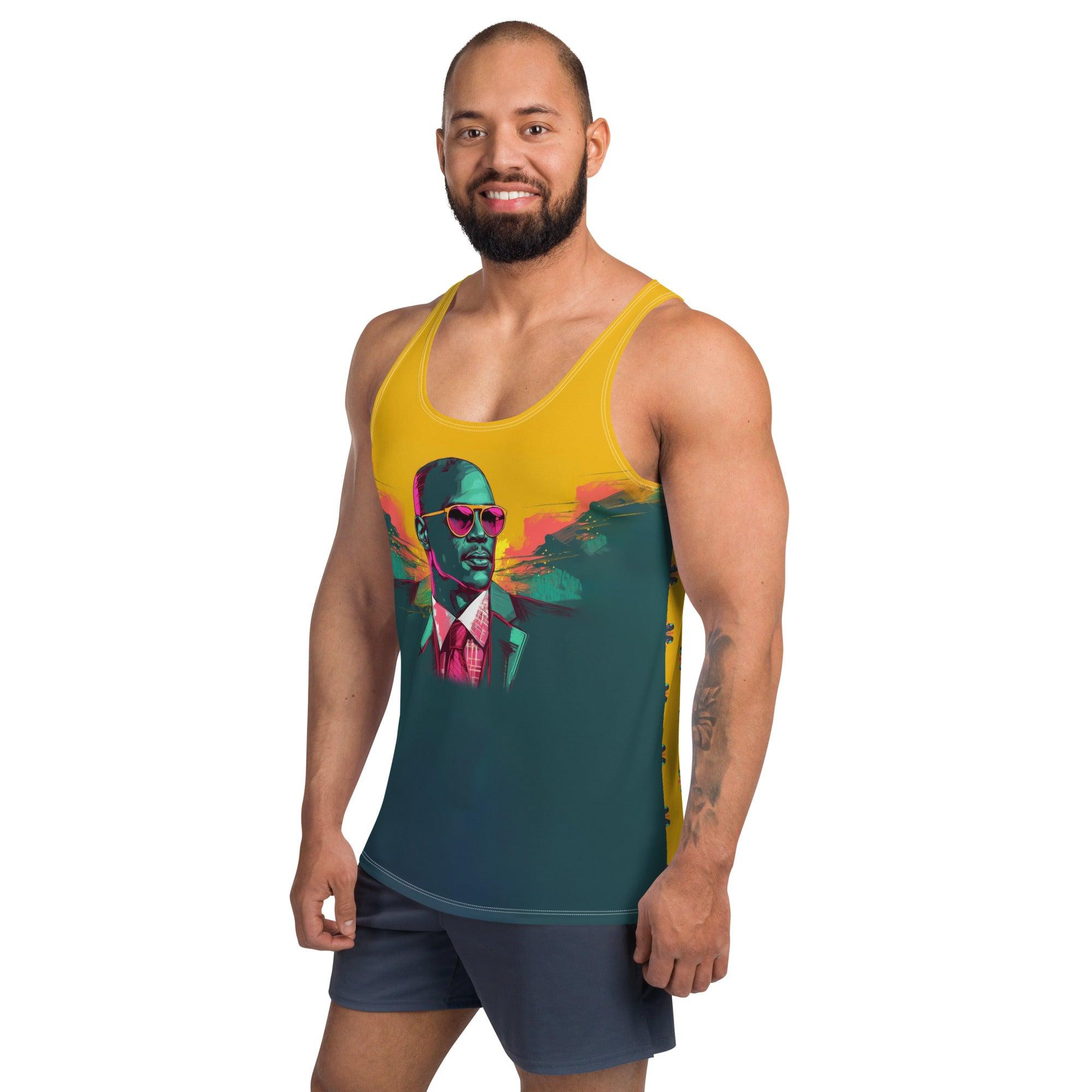 Abstract Odyssey All-Over Print Men's Tank Top - Beyond T-shirts