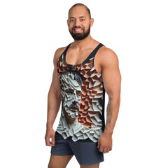 Sax in the City All-Over Print Men's Tank Top