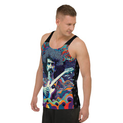 Soulful Stripes All-Over Print Men's Tank Top