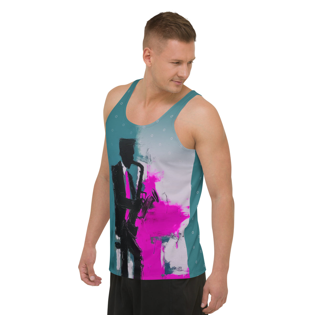 Minimalist Night Sky Men's Tank Top