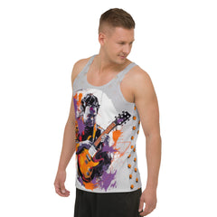 Abstract Ember Men's Tank Top