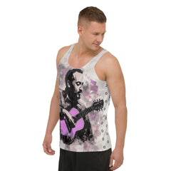 Monochrome Abstract Men's Tank Top