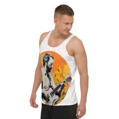 Modern Minimalist All-Over Print Men's Tank Top