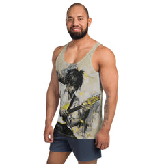 Subdued Geometry All-Over Print Men's Tank Top