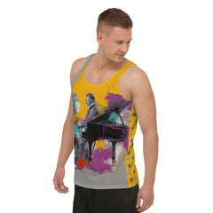 Elegant Abstraction All-Over Print Men's Tank Top