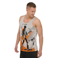 Subtle Waves Abstract Men's Tank Top