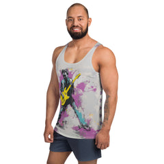 Cosmic Connection Abstract Men's Tank Top