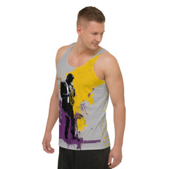 Abstract Reflections Minimalist Men's Tank Top