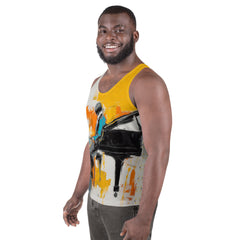 Abstract Elegance Minimalist Men's Tank Top