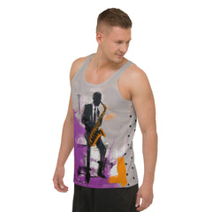 Whispering Leaves Abstract Men's Tank Top