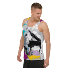 Coastal Zen Minimalist Abstract Men's Tank Top