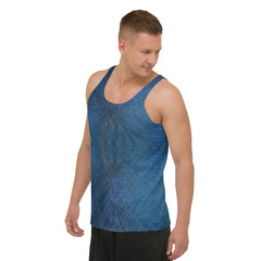 Velvet Luxe Texture Men's Tank Top