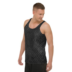 Linen Luxury Texture Men's Tank Top