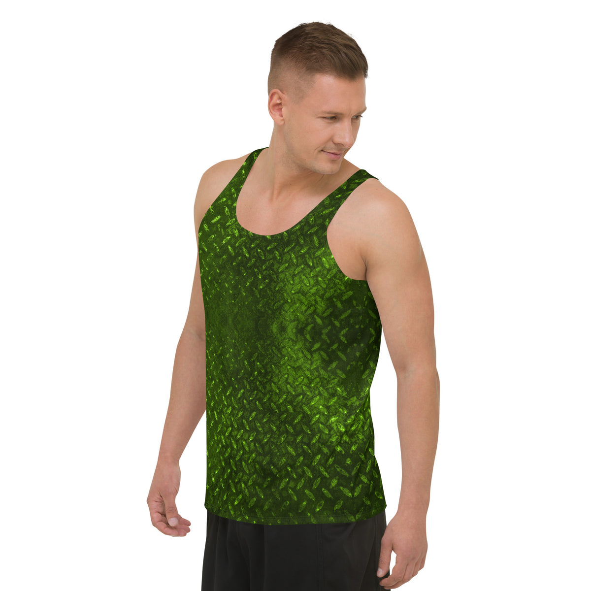 Velour Allure Texture Men's Tank Top