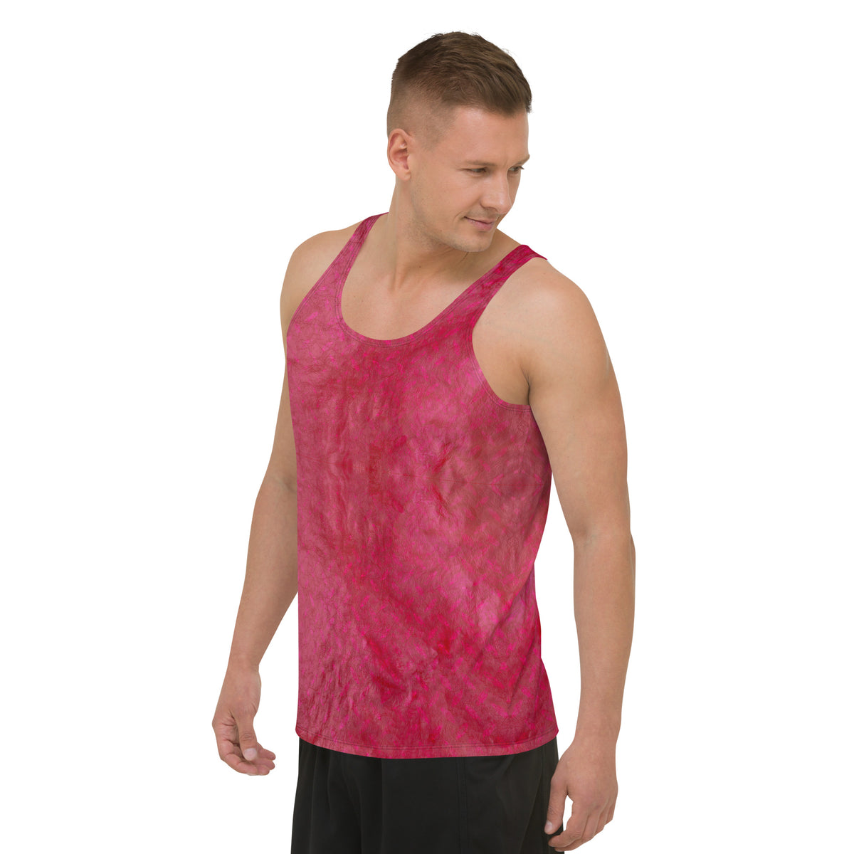 Velour Allure Texture Men's Tank Top