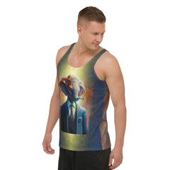 Safari Explorer Elephant All-Over Print Men's Tank Top