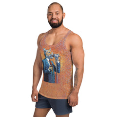 Safari Explorer Cat All-Over Print Men's Tank Top