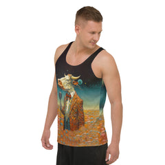 Goat Fashionista All-Over Print Men's Tank Top