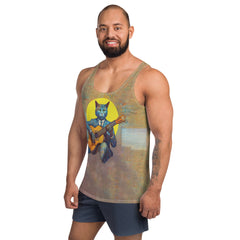 Cat's Serenity All-Over Print Men's Tank Top