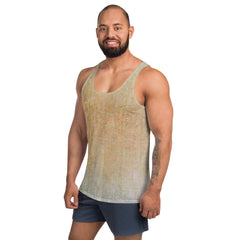 Velvet Touch Texture Men's Tank Top