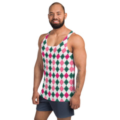 Diamond Dreamscape All-Over Print Men's Tank Top