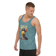 Playful Piglet Parade Men's Tank Top