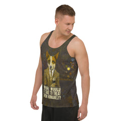 Urban Tiger Street Style All-Over Print Men's Tank Top