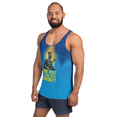 Stylish Penguin Fashionista All-Over Print Men's Tank Top