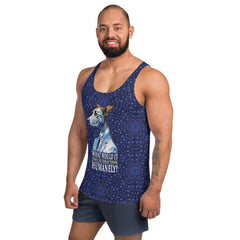 Jovial Jellyfish Beachgoer All-Over Print Men's Tank Top