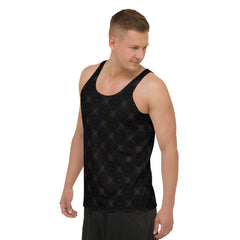 Midnight Floral All-Over Print Men's Tank Top