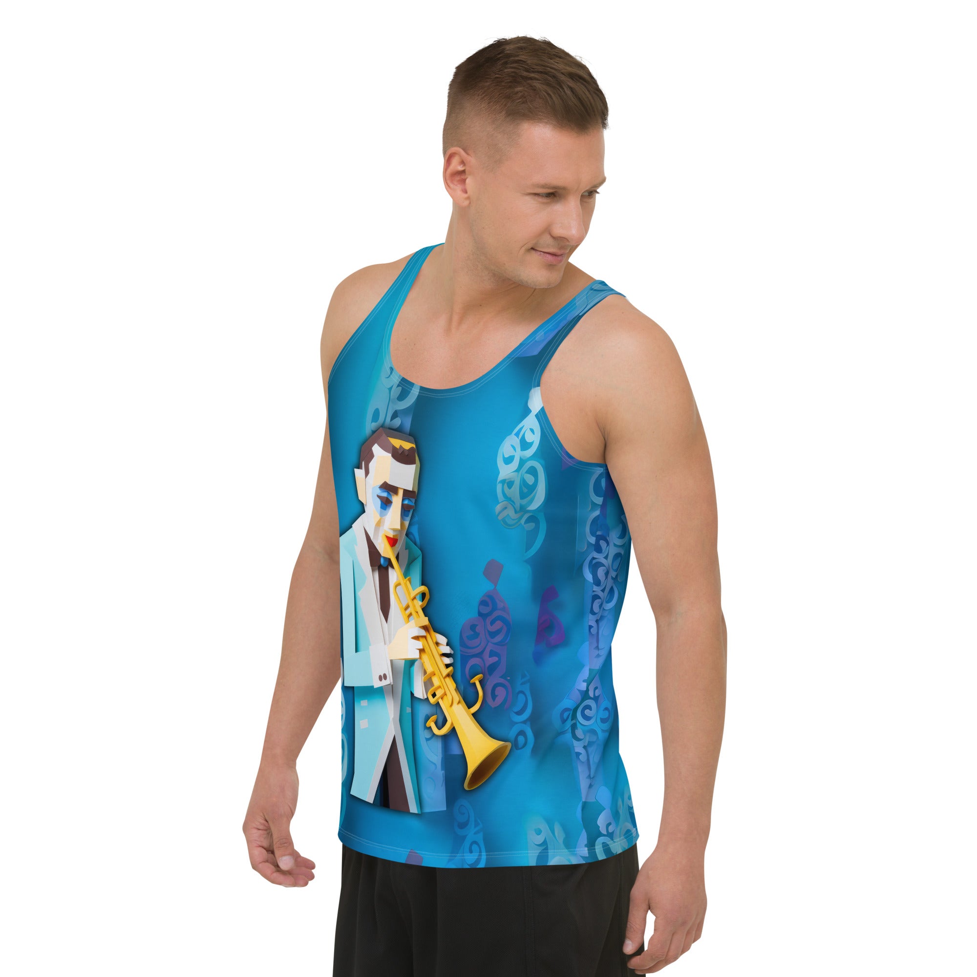 Techno Pulse Men's Tank Top in action during a workout