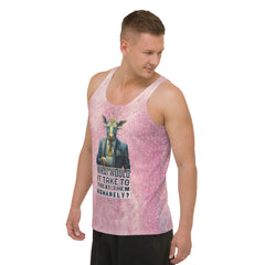 Stylish Roaring Lion Men's Tank Top - Perfect for Gym & Casual Wear