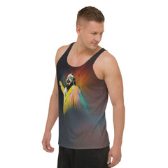 Sunshine Sonata Men's Tank Top - Close-Up of Fabric Texture