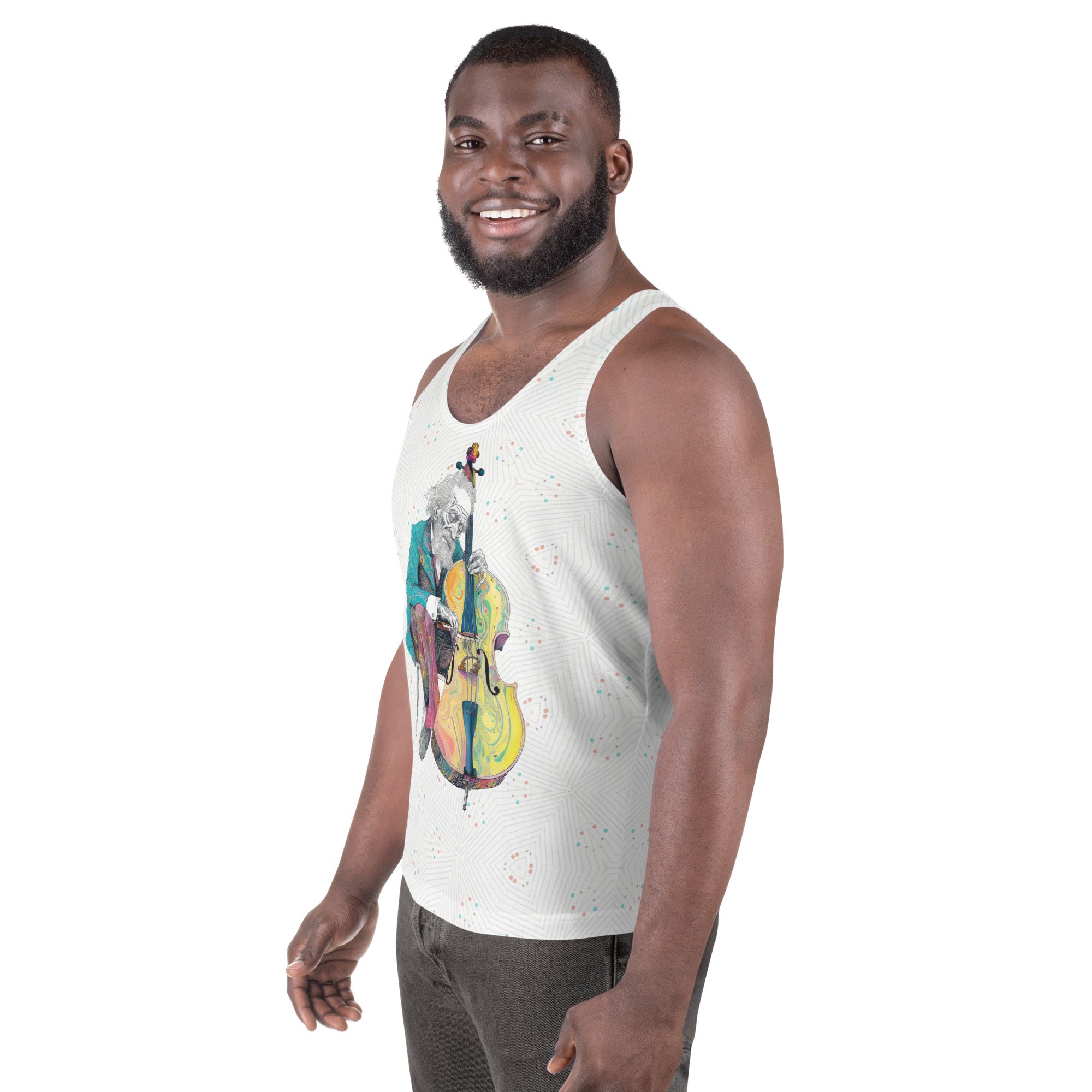 Blossom Bliss Men's Tank Top - Stylish Sleeveless Shirt